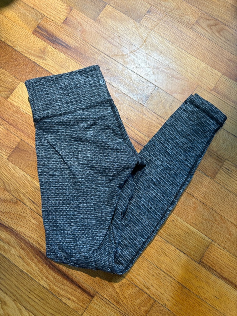 lululemon athletica Gray Marled High-Rise Leggings